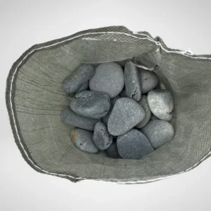 Bagged Black Beach Pebble - BA-50-021-3