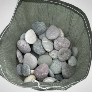 Bagged Flat Beach Pebble 1-2" - 2775657