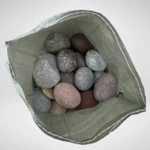Bagged Round Ocean Stone 3-5" - BA-50-021